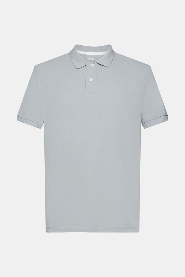 Koszulka polo, fason slim fit, MEDIUM GREY, detail image number 8