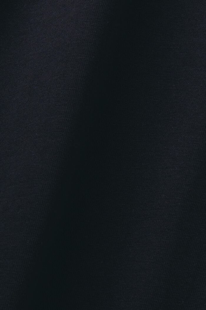 T-shirt z nadrukiem na piersi, 100% bawełny, BLACK, detail image number 4