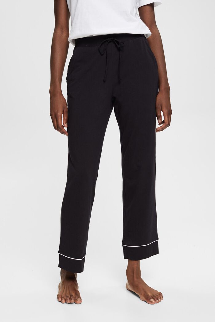 Spodnie od piżamy, BLACK, detail image number 1