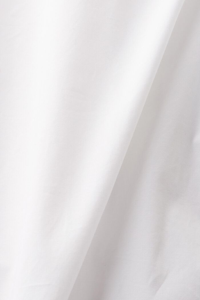 Bluzka z odkrytymi ramionami z popeliny, WHITE, detail image number 5