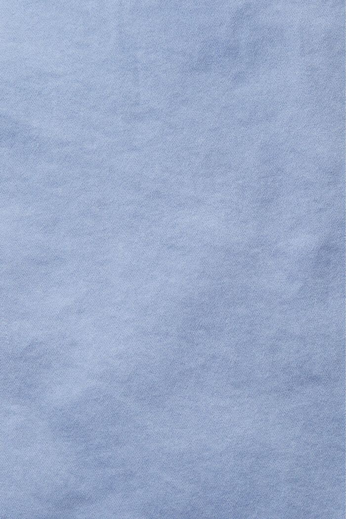 Spodnie z diagonalu, fason slim fit, BLUE LAVENDER, detail image number 5