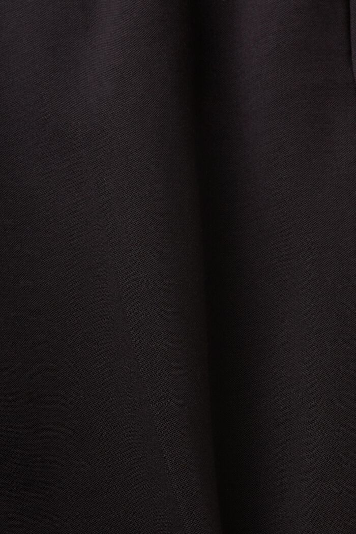 Spodnie z wysokim stanem i paskiem, BLACK, detail image number 6