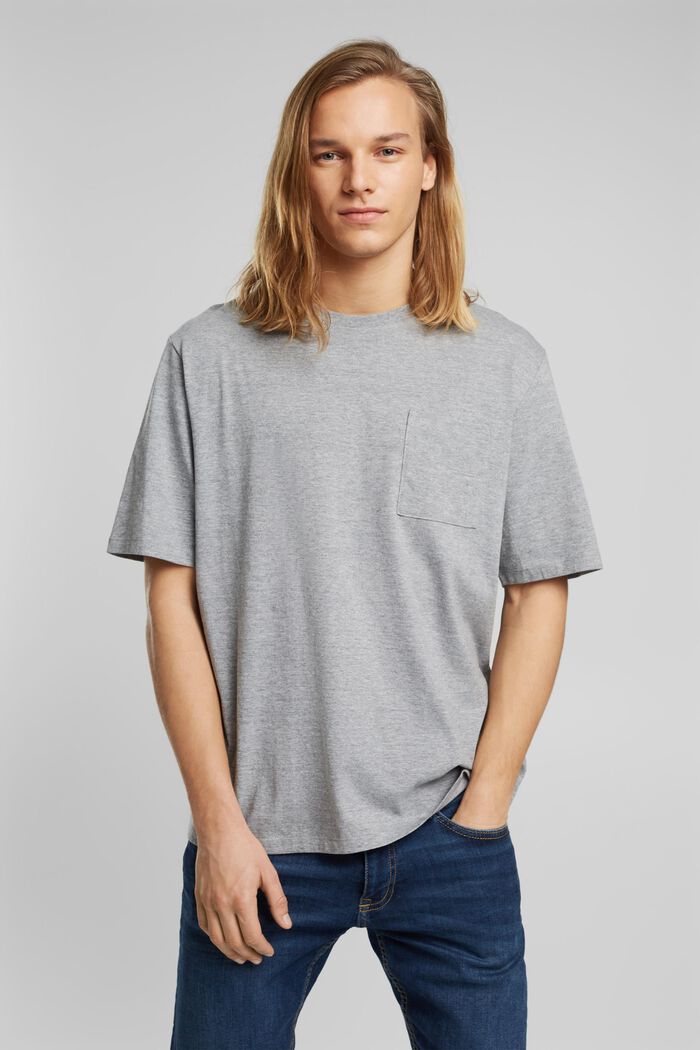 T-shirt z jerseyu, bawełna ekologiczna/wiskoza LENZING™ ECOVERO™