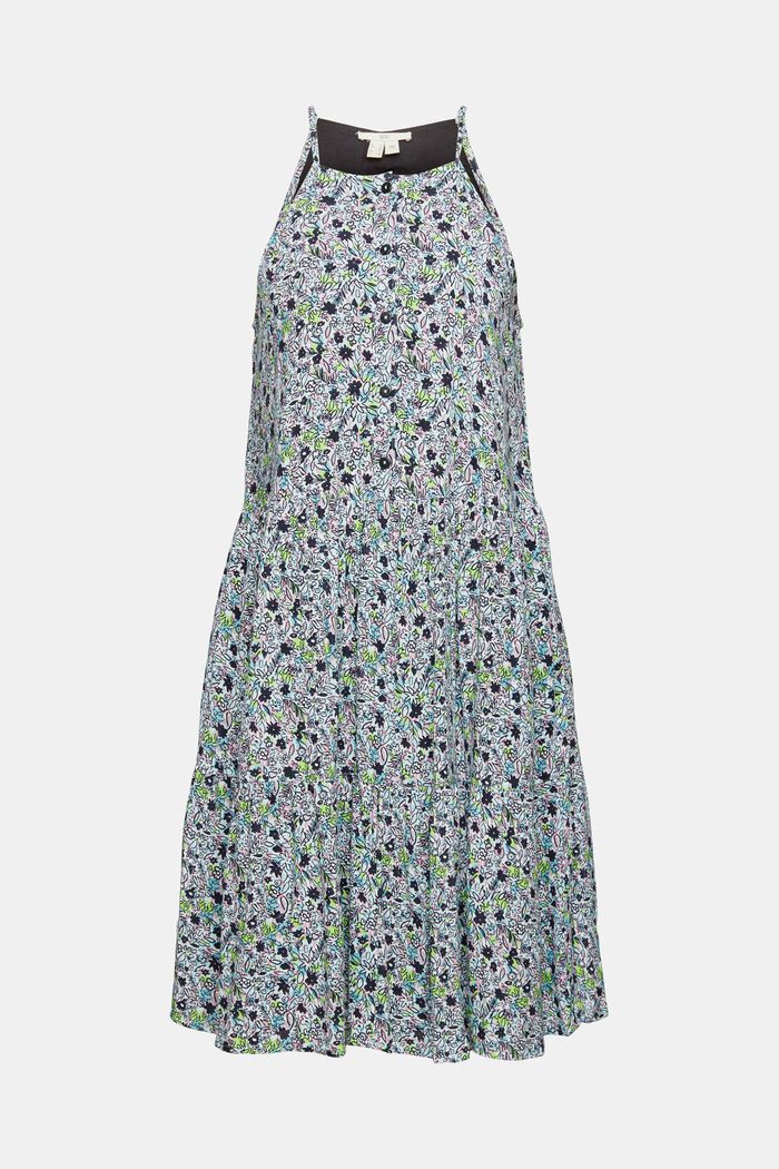 Sukienka z kwiatowym wzorem, LENZING™ ECOVERO™, AQUA GREEN, detail image number 5