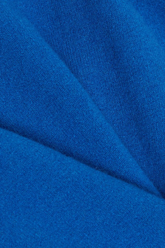 Dzianinowa sukienka mini, BRIGHT BLUE, detail image number 7