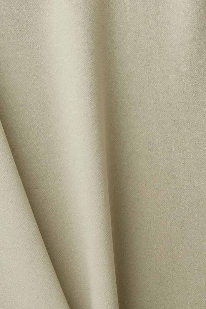 Bluzka bez rękawów z dekoltem w serek, DUSTY GREEN, detail image number 6