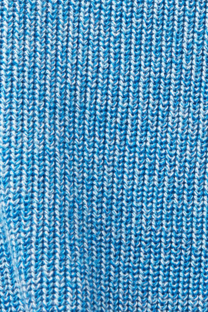 Melanżowy kardigan z półgolfem, PASTEL BLUE, detail image number 4