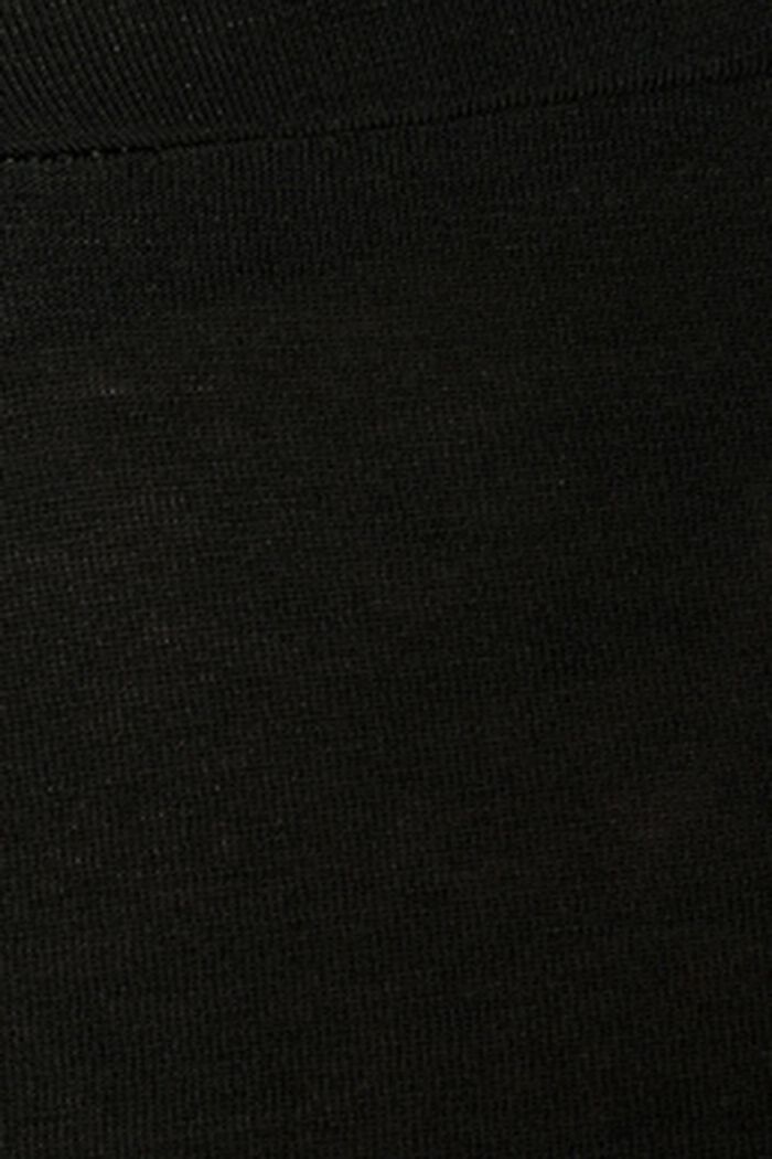 MATERNITY Legginsy o skróconym kroju, DEEP BLACK, detail image number 4