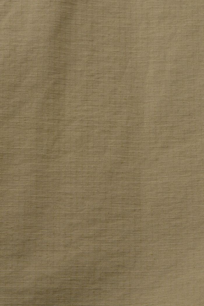 Koszula w stylu utility, mieszanka bawełniana, KHAKI GREEN, detail image number 5