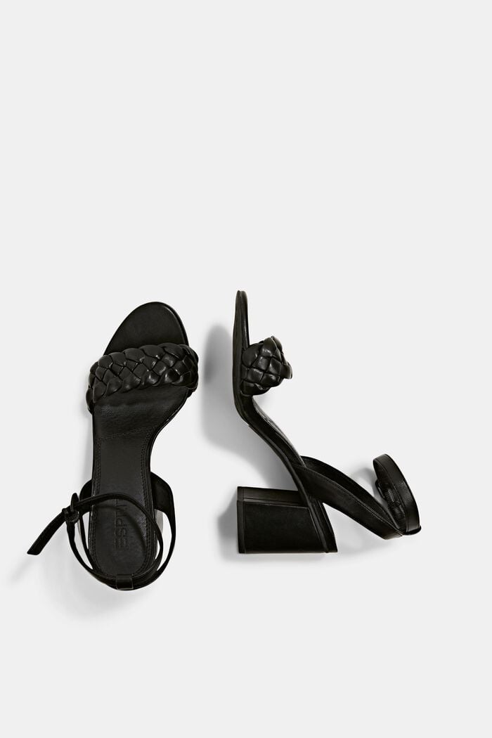 Sandały z obcasem blokowym, BLACK, detail image number 1