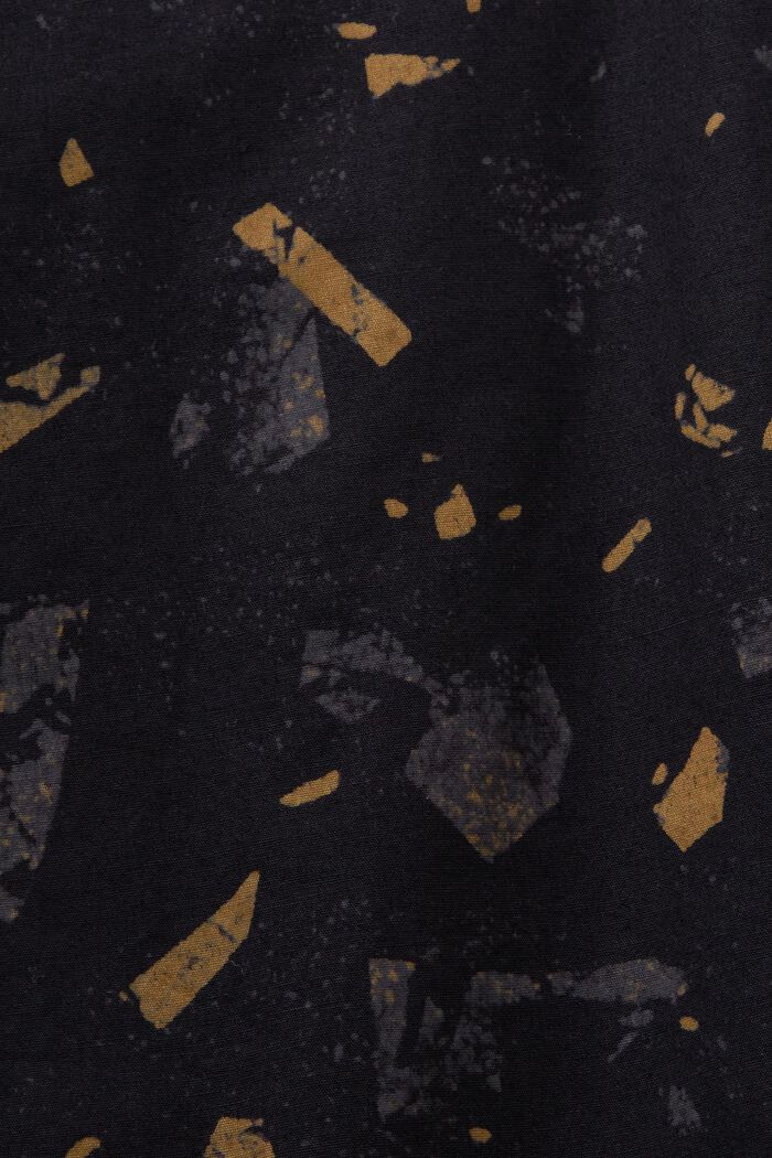 Wzorzysty T-shirt z bawełny, BLACK, detail image number 5