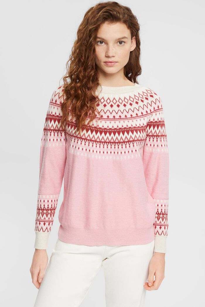 Żakardowy sweter