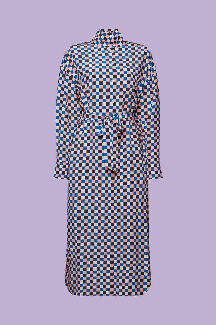 Jedwabna sukienka koszulowa, BLUSH, detail image number 5