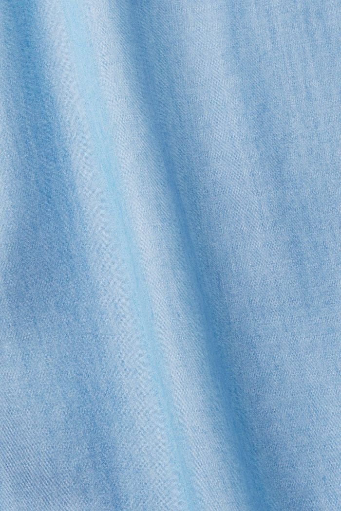 Sukienka w stylu tuniki z imitacji dżinsu, BLUE MEDIUM WASHED, detail image number 5