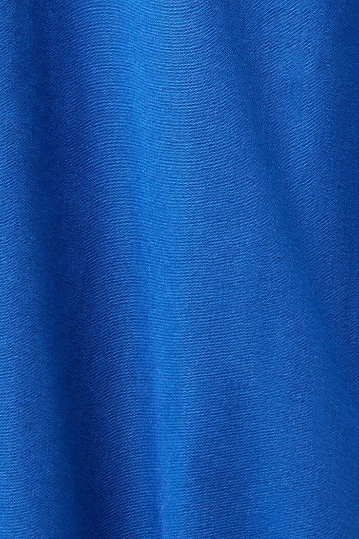 Koszula z popeliny bawełnianej, BRIGHT BLUE, detail image number 5