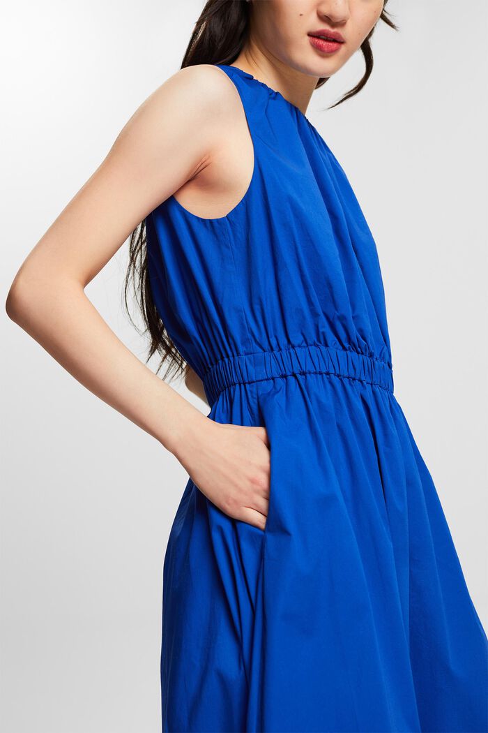 Sukienka midi bez rękawów, BRIGHT BLUE, detail image number 3