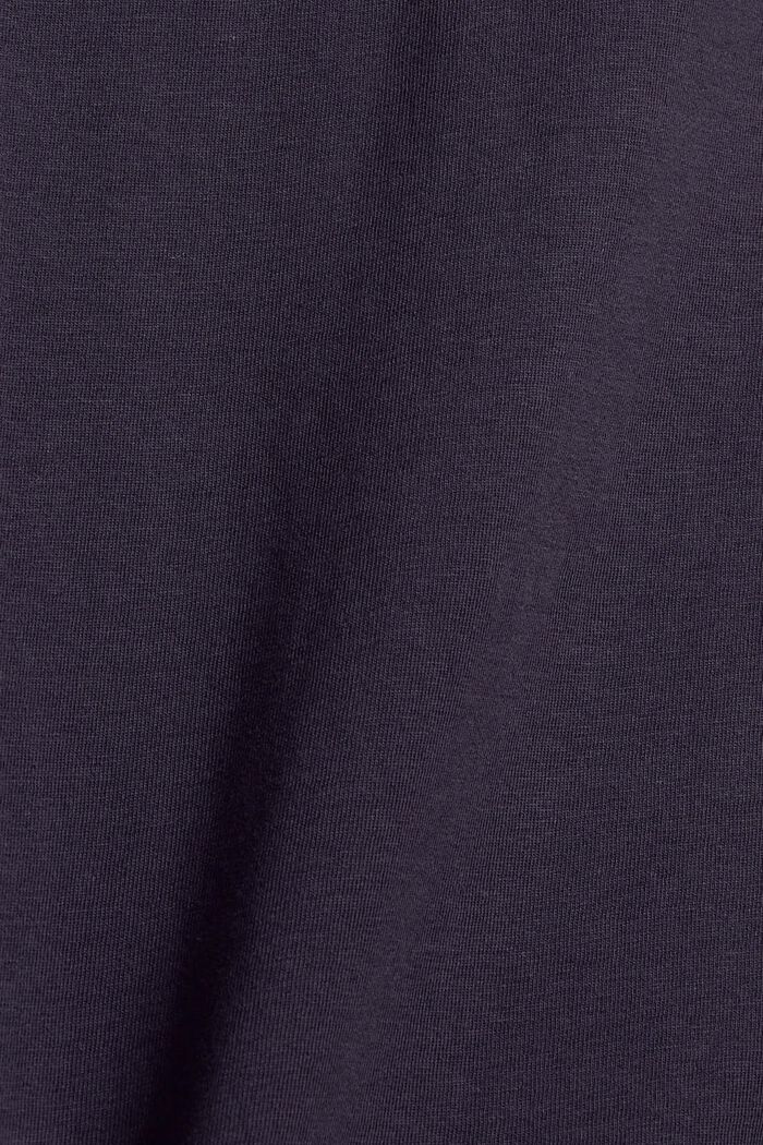 Długa piżama z bawełny organicznej, NAVY, detail image number 2