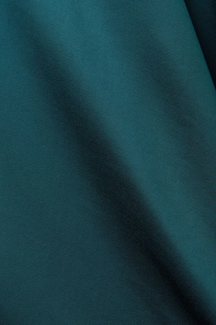 Satynowa spódnica midi, EMERALD GREEN, detail image number 4
