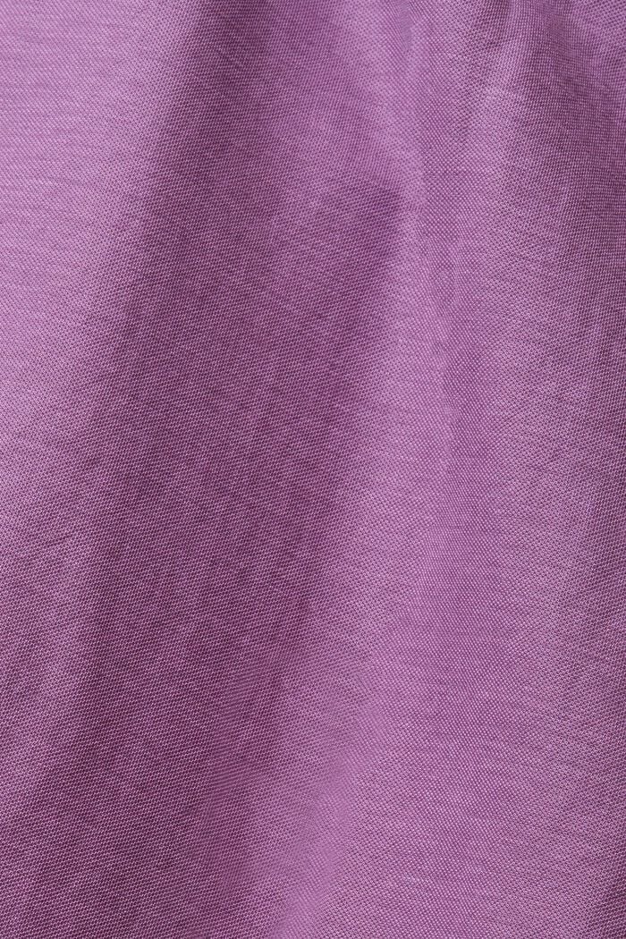 Koszulowa sukienka, LENZING™ ECOVERO™, PURPLE, detail image number 4