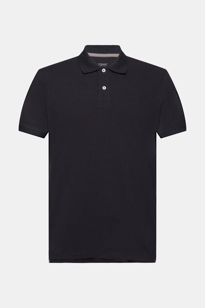 Koszulka polo, fason slim fit, BLACK, overview