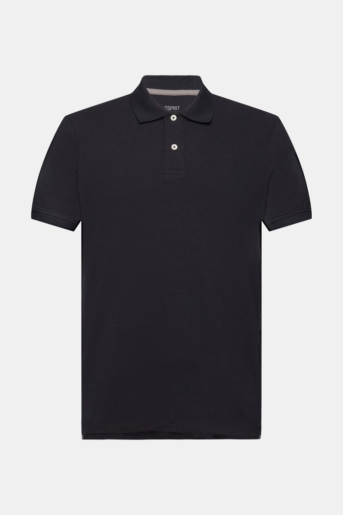 Koszulka polo, fason slim fit, BLACK, detail image number 6