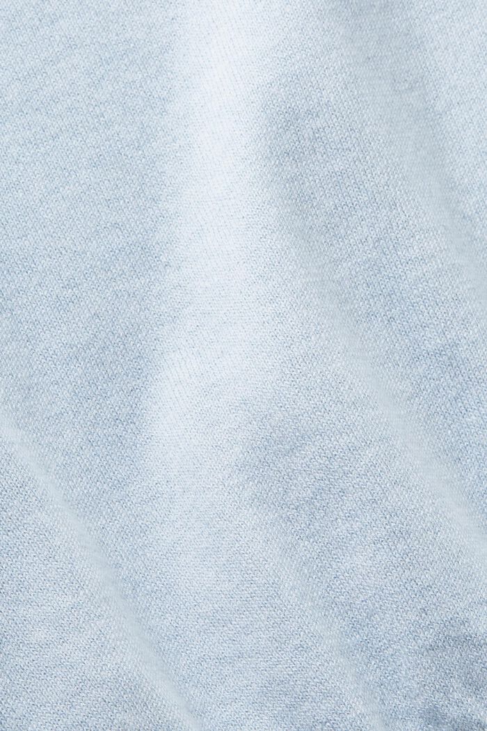 Sweter z cienkiej dzianiny, PASTEL BLUE, detail image number 5