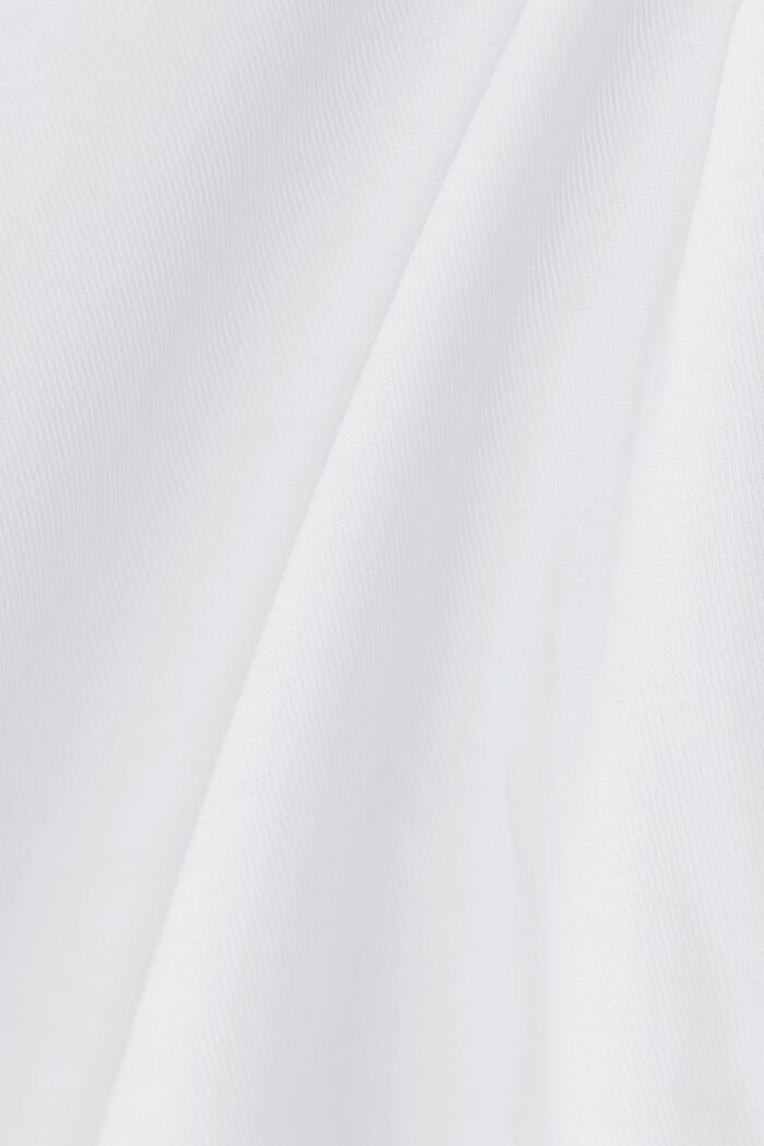T-shirt z dżerseju, 100% bawełny, WHITE, detail image number 4