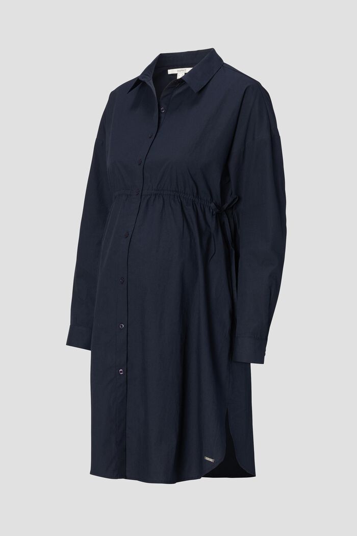 Sukienka koszulowa, 100% bawełny, NIGHT SKY BLUE, overview
