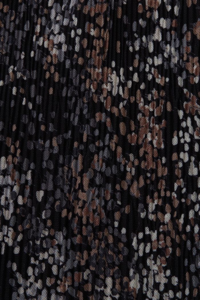 Spódnica midi z plisami, BLACK, detail image number 5