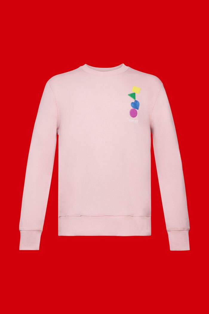 Bluza z haftowanym logo, PINK, detail image number 5
