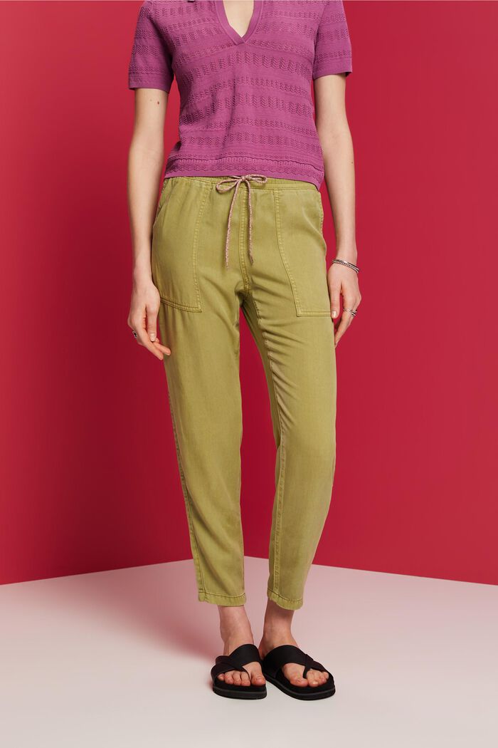 Spodnie z elastycznym pasem, PISTACHIO GREEN, detail image number 0