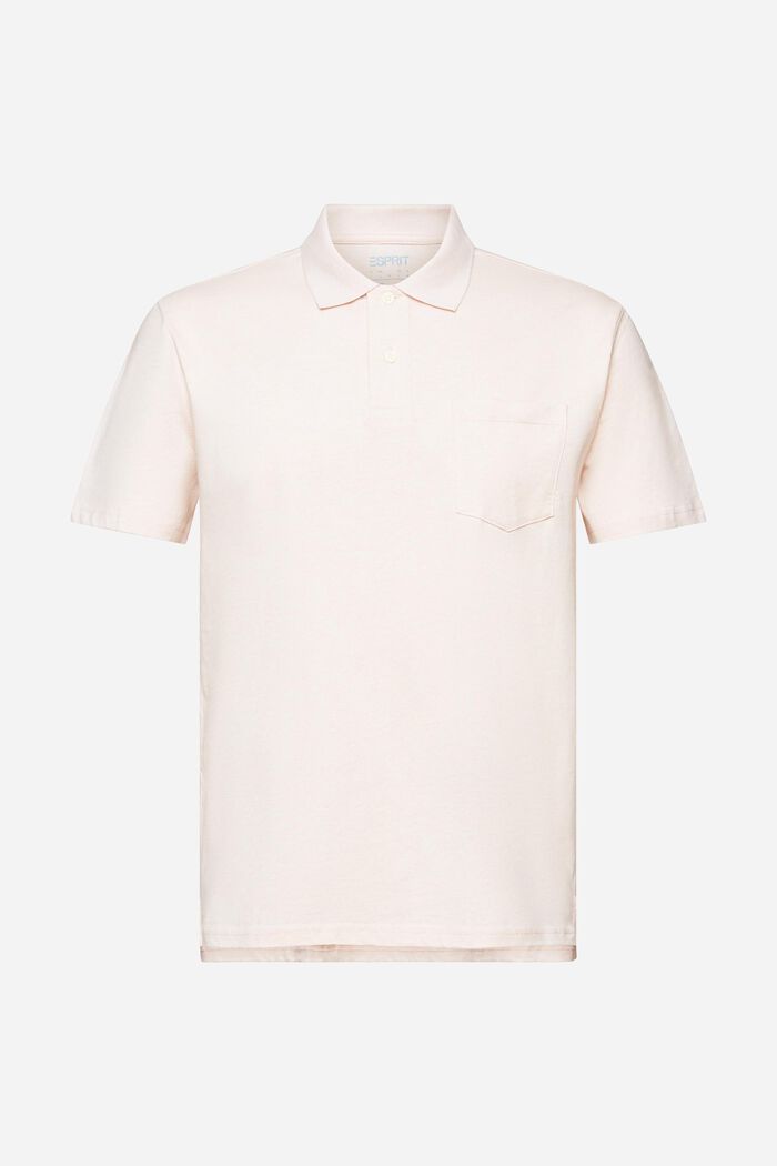 Melanżowa koszulka polo, LIGHT PINK, detail image number 6