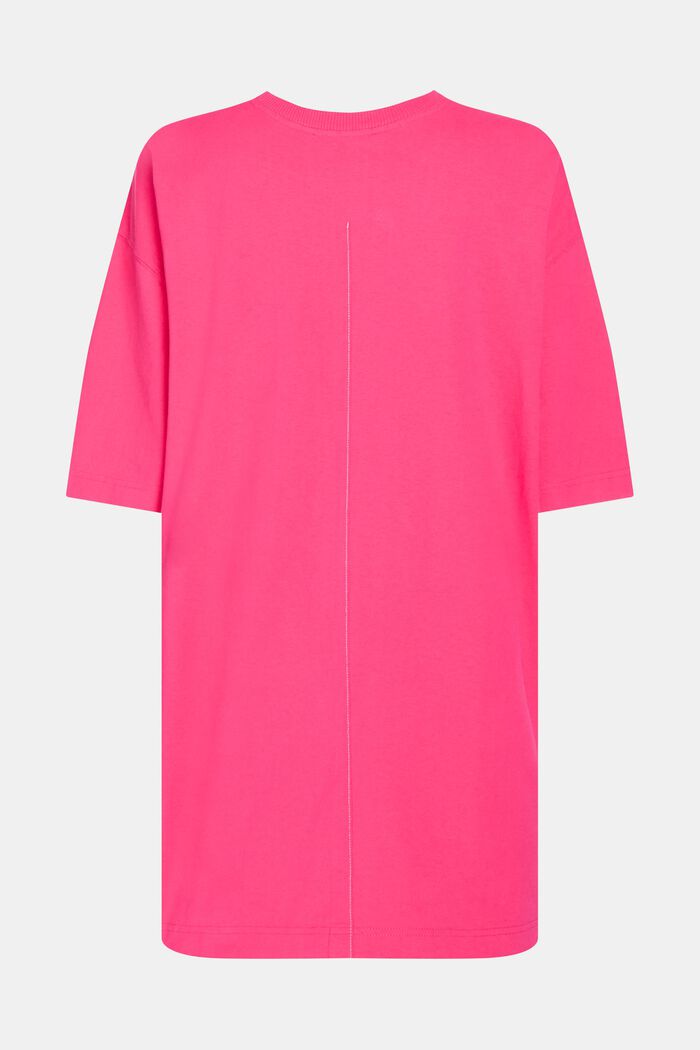 Sukienka w stylu T-shirtu z naszywką delfina, PINK, detail image number 5