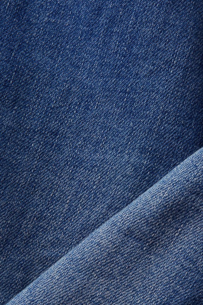 Elastyczne dżinsy, fason slim fit, BLUE DARK WASHED, detail image number 5