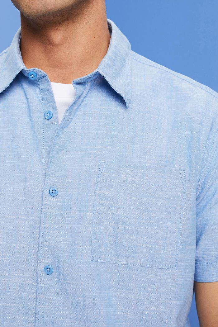 Bawełniana koszula zapinana na guziki, LIGHT BLUE, detail image number 2