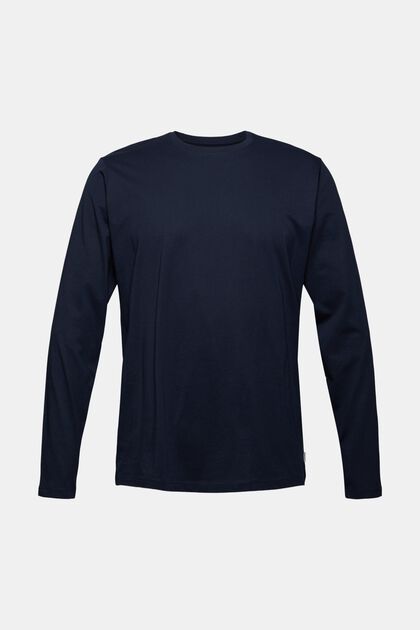 Jerseyowa bluzka z długim rękawem ze 100% bawełny ekologicznej