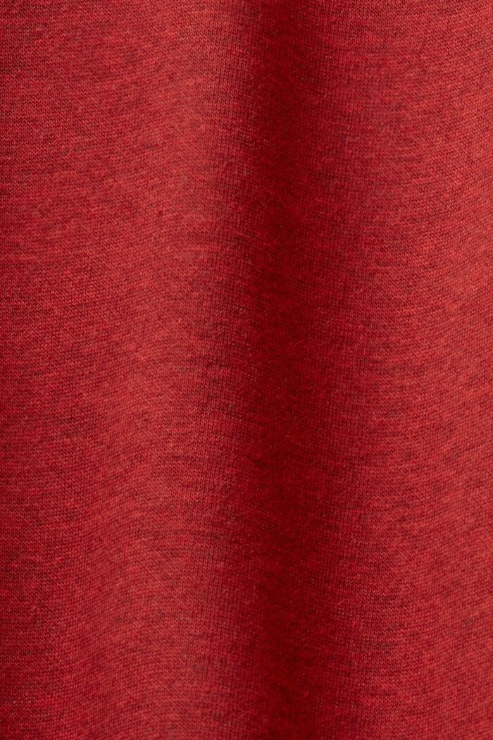 Bluza polo z długim rękawem, DARK RED, detail image number 5