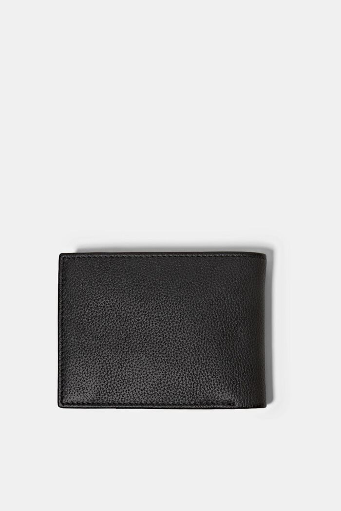 Skórzany portfel, BLACK, detail image number 1