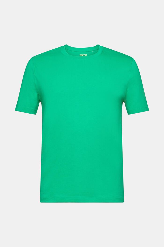 Dżersejowy T-shirt z bawełny organicznej, GREEN, detail image number 6