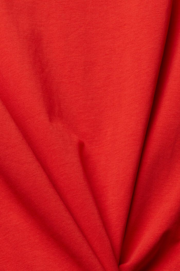Bluzka z rękawem 3/4, ORANGE RED, detail image number 1