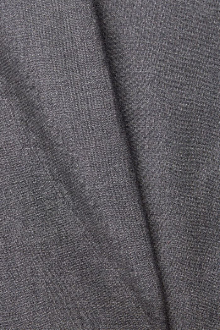Z wełny: bluzon z zapięciem na zamek błyskawiczny, DARK GREY, detail image number 1