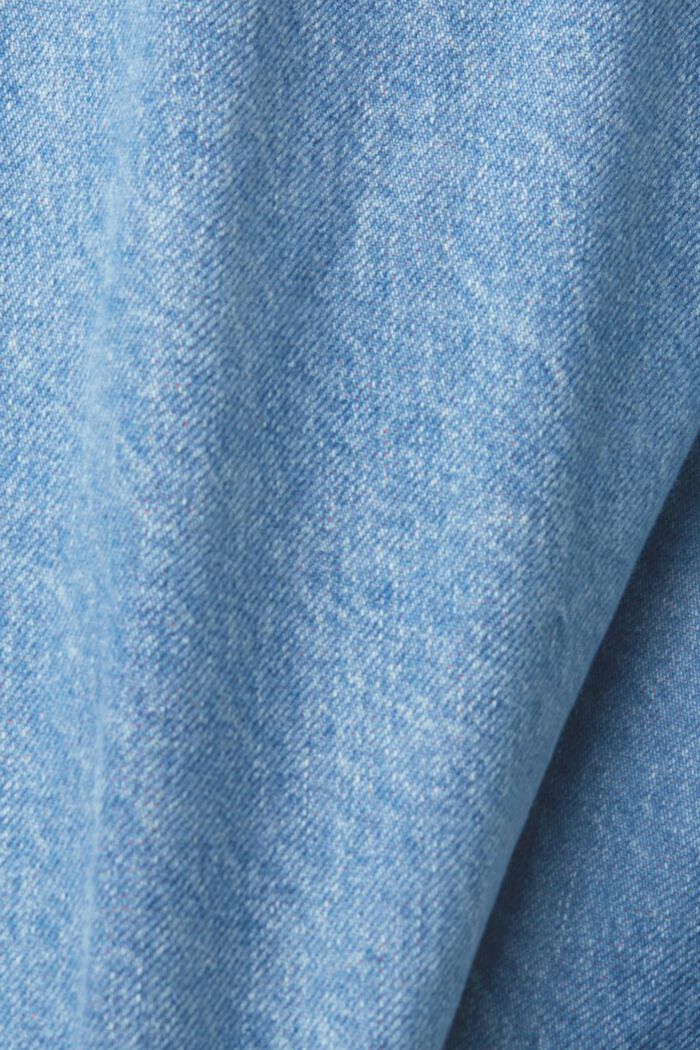 Kurtka dżinsowa z czystej bawełny, BLUE MEDIUM WASHED, detail image number 6