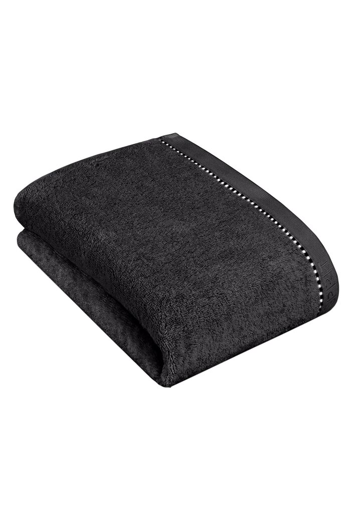 Z TENCELEM™: seria jednokolorowych ręczników z froty, BLACK, detail image number 2