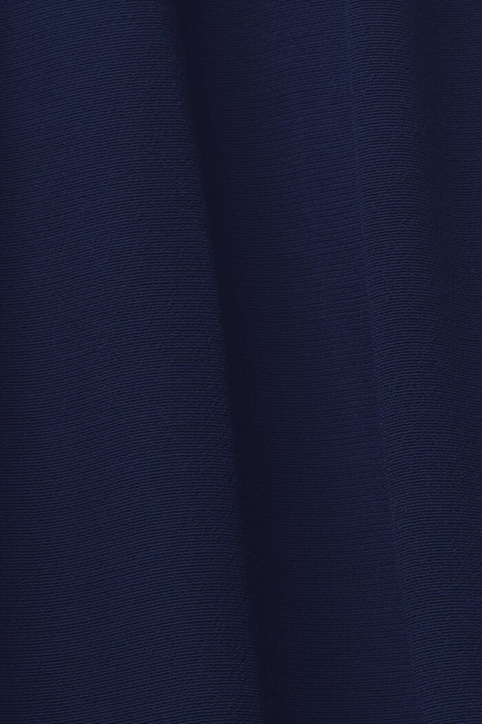 Sukienka midi z przyszytym, wiązanym paskiem, NAVY, detail image number 5