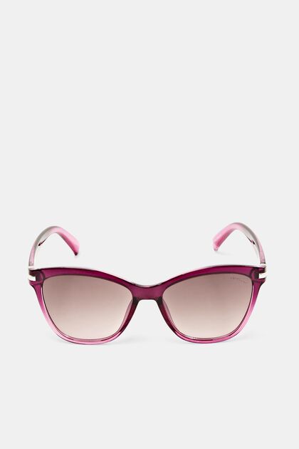 Cieniowane okulary przeciwsłoneczne w stylu „kocie oko”