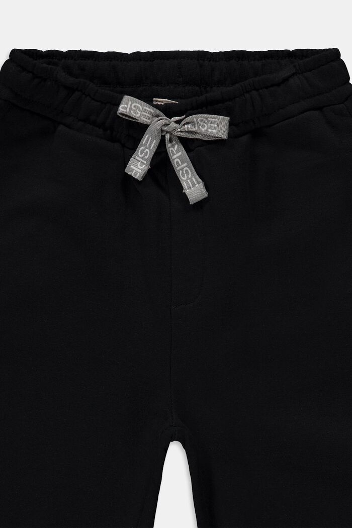 Spodnie dresowe z logo, 100% bawełny, BLACK, detail image number 2