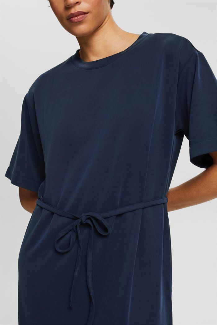 Sukienka midi w stylu T-shirtu, NAVY, detail image number 2