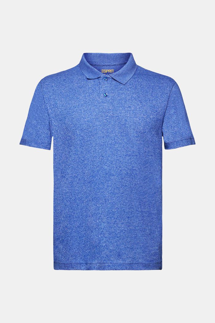 Melanżowa koszulka polo, BRIGHT BLUE, detail image number 5