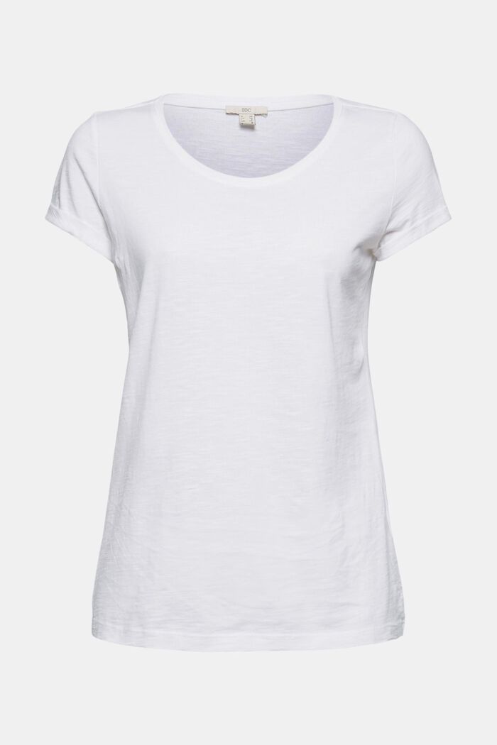 T-shirt, 100% bawełny organicznej, WHITE, detail image number 7