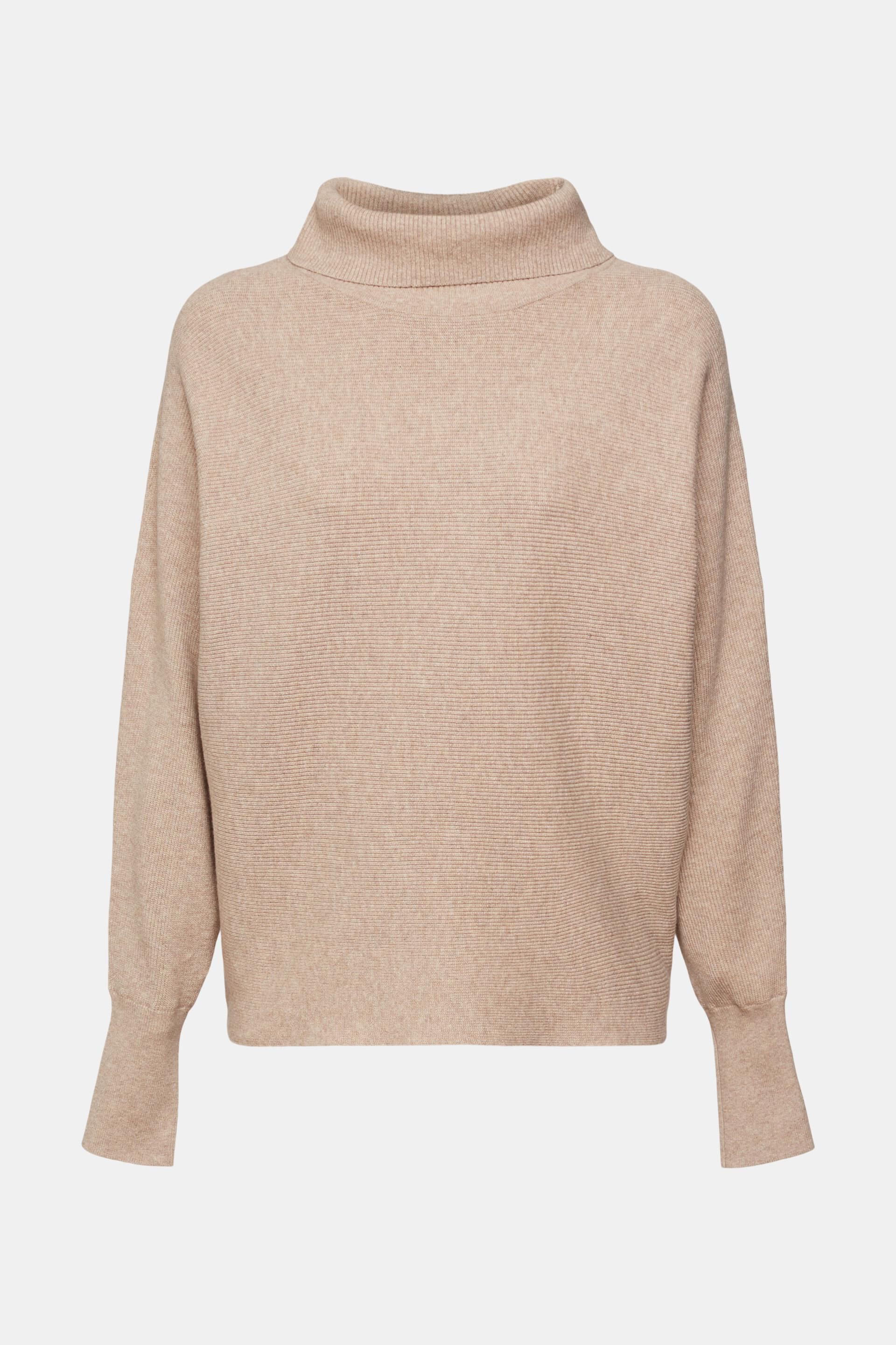 Moda Swetry Swetry z dekoltem w kształcie litery V Esprit Sweter z dekoltem w kszta\u0142cie litery V Wz\u00f3r w kratk\u0119 